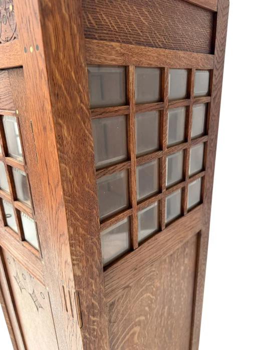 Arts & Crafts Armoire or Bookcase In the style of Architect Lauweriks, 1890s